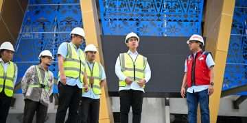 Wapres Gibran Rakabuming tinjau proyek Medan Islamic Center