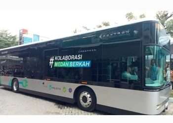 Bus listrik di Kota Medan tidak gratis lagi, berikut harganya