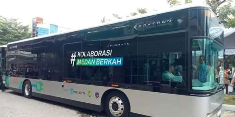 Bus listrik di Kota Medan tidak gratis lagi, berikut harganya