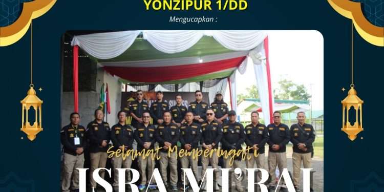 Semangat Isra Mi’raj 1446 Hijriyah: Macan Shooting Cakrawala Yonzipur 1/DD tingkatkan solidaritas dan kualitas diri