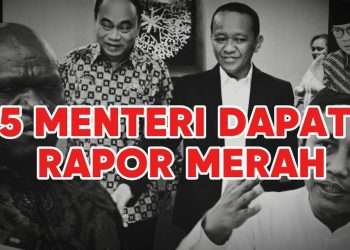 Daftar 5 menteri Prabowo Subianto dengan kinerja terburuk