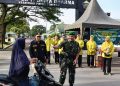 Bersama Yonzipur 1/DD, PT Macan Sejahtera Cahaya dan MSC gelar baksos sembako dan berbagi takjil