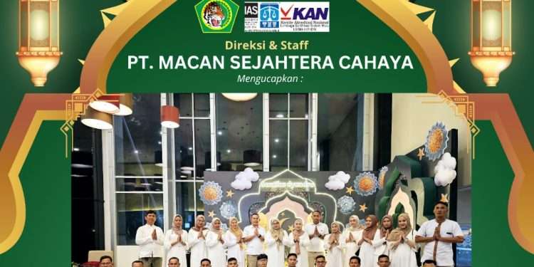 PT Macan Sejahtera Cahaya mengucapkan selamat Hari Raya Idul Fitri 1 Syawal 1446 H