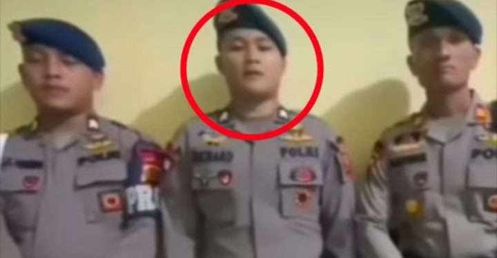 Anggota Brimob Briptu Richard Silalahi nekat tantang duel TNI, endingnya langsung minta maaf