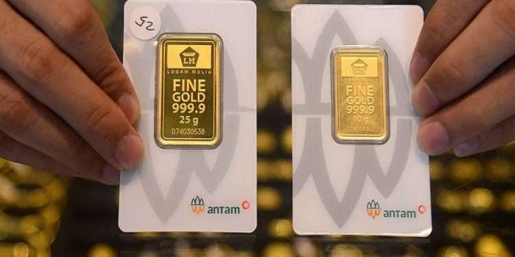 Harga emas Antam tembus rekor tertinggi, sentuh Rp 1,9 juta per gram