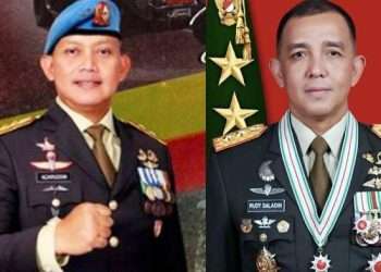 Mayjen TNI Achiruddin dan Rudy Saladin dilantik jadi Pangdam, sama-sama alumni Akmil 1997