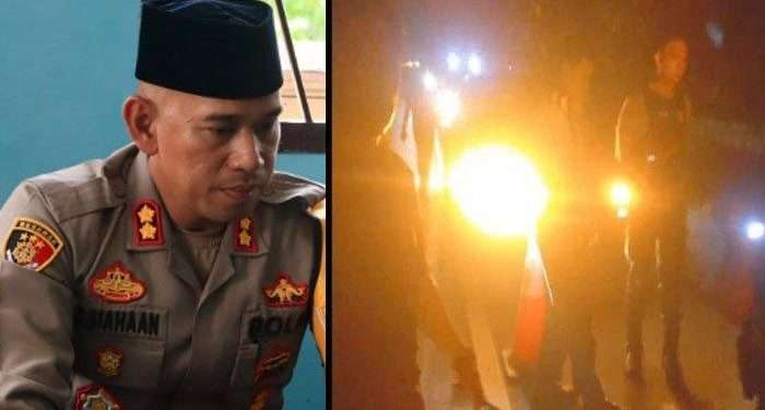 Kapolres Belawan AKBP Oloan Siahaan diserang pelaku tawuran, begini nasibnya