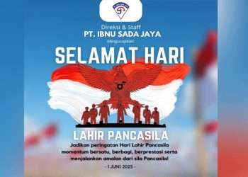 PT Ibnu Sada Jaya mengucapkan Selamat Hari Lahir Pancasila 1 Juni 2025