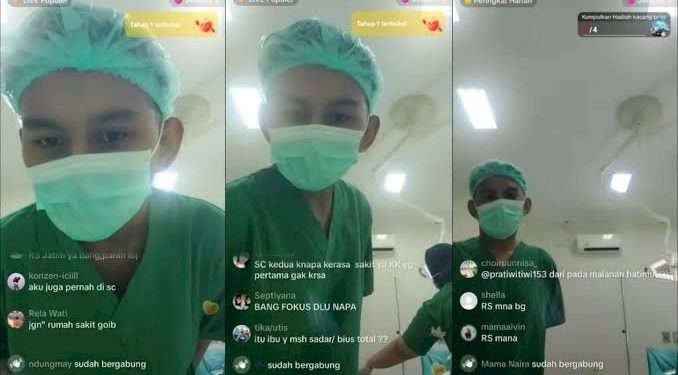 Dua Nakes di Jombang dipecat usai live TikTok saat operasi