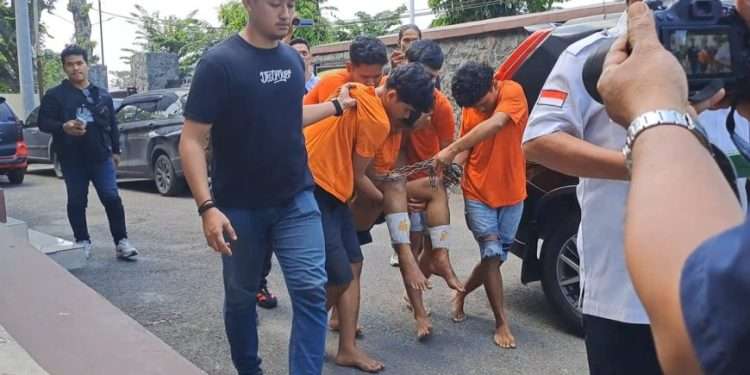 Lima pelaku begal ditangkap di Medan, satu ditembak karena melawan