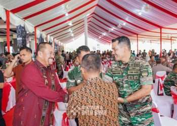 Bupati Batu Bara Hadiri Perayaan HUT ke-75 Tahun Kodam I/BB