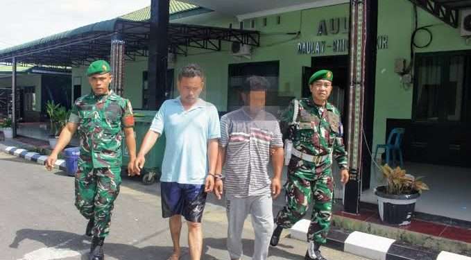 Tim Intel Kodim 0212/TS Tangkap Dua Bandar Narkoba di Paluta