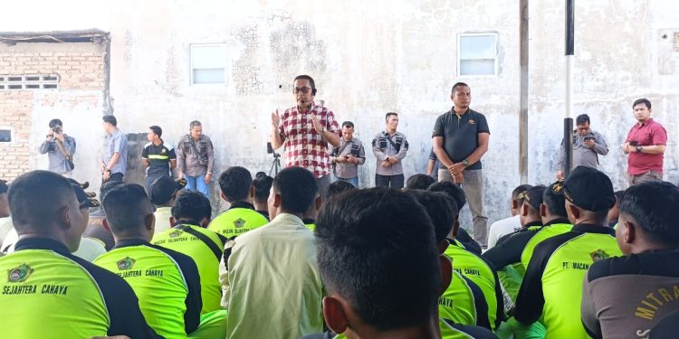 Direktur Operasional & Direktur PT MSC Pimpin Apel Gabungan Satpam, Tegaskan Tak Lindungi Personel Terlibat Judi dan Narkoba