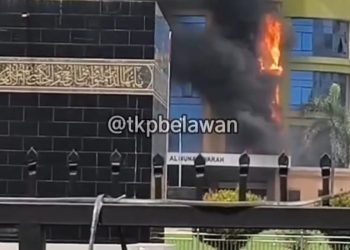 Breaking News! Asrama Haji Medan Terbakar