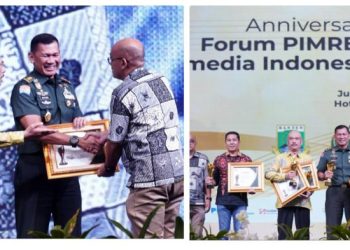 Panglima TNI Jenderal Agus Subiyanto Dianugerahi Penghargaan “Pemimpin Visioner” di Pimred Award 2025