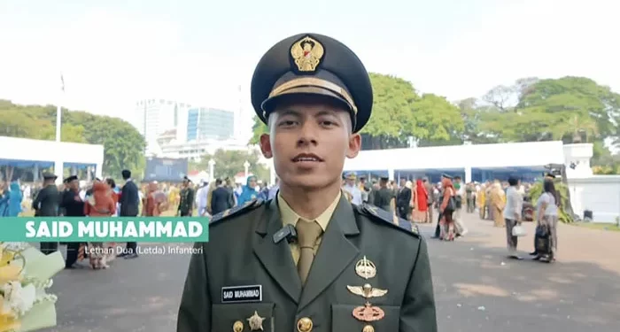 Anak Tukang Sayur dari Aceh Said Muhammad Zulfikar Resmi Dilantik Jadi Perwira TNI AD