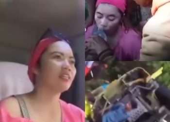 Live TikTok Sambil Nyetir, Ibu-ibu Pengemudi Truk Alami Kecelakaan di Jalur Ekstrem Pegunungan