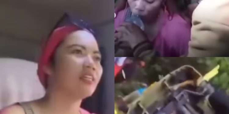 Live TikTok Sambil Nyetir, Ibu-ibu Pengemudi Truk Alami Kecelakaan di Jalur Ekstrem Pegunungan