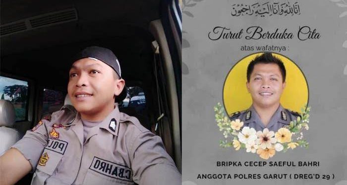 Bripka Cecep Gugur Saat Amankan Warga di Acara Makan Gratis Anak Dedi Mulyadi