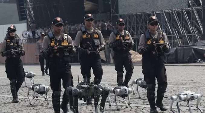 Harga Robot Anjing Polri Capai Rp 3 Miliar, Bisa Deteksi Korban Gempa hingga Bubarkan Massa
