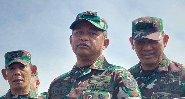 KSAD Maruli Sebut Jumlah Prajurit TNI AD di Beberapa Wilayah Baru Capai 50-60 Persen