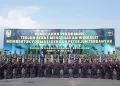 Aksi Spektakuler 15 Prajurit Kopassus Ukir Rekor MURI dengan Terjun Wingsuit