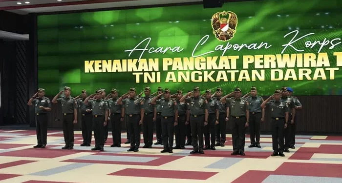 23 Perwira Tinggi TNI AD Naik Pangkat, KSAD: Ini Amanah dan Tanggung Jawab Besar