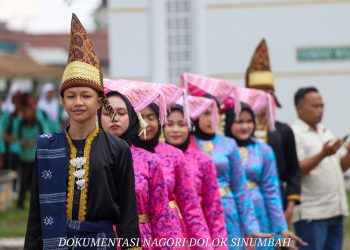 Disaksikan Bupati, SMK Swasta Al-Wasliyah 2 Perdagangan Ikut Meriahkan Peringatan Maulid Nabi di Kabupaten Simalungun