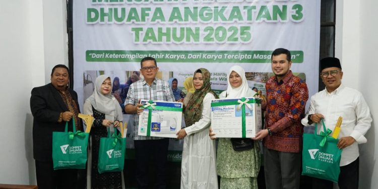 Dompet Dhuafa Waspada Luncurkan Program Menjahit Harapan Dhuafa Angkatan ke-3