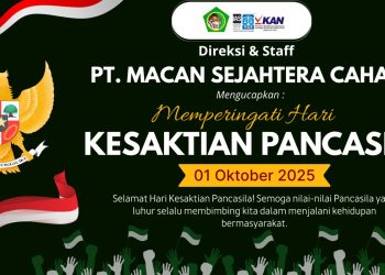 PT Macan Sejahtera Cahaya Peringati Hari Kesaktian Pancasila 2025: Momentum Meneguhkan Semangat Persatuan