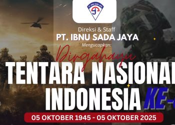 Dirgahayu TNI ke-80, PT Ibnu Sada Jaya Sampaikan Penghormatan dan Doa Terbaik
