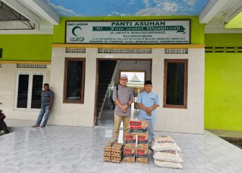 Jumat Berkah, PT Macan Sejahtera Cahaya Salurkan Sembako di 3 Panti Asuhan Medan