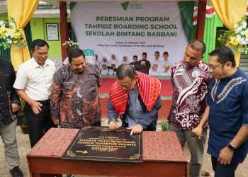 Ketua Pengurus Dompet Dhuafa Resmikan Tahfidz Boarding School Bintang Rabbani di Deli Serdang