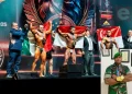 Prajurit TNI dari Korem 011 Lilawangsa Kibarkan Bendera Merah Putih di Kejuaraan Dunia Binaraga 2025