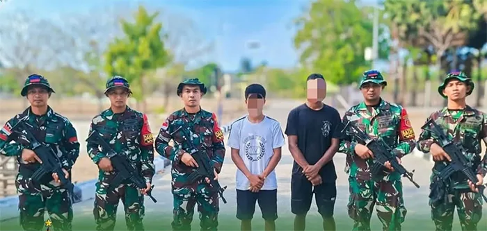TNI Tangkap 2 WNA Asal Timor Leste yang Masuk Lewat Jalur Ilegal