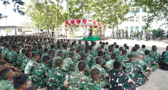 Ribuan Prajurit TNI AD Ditempatkan di Satuan Batalion Teritorial Pembangunan