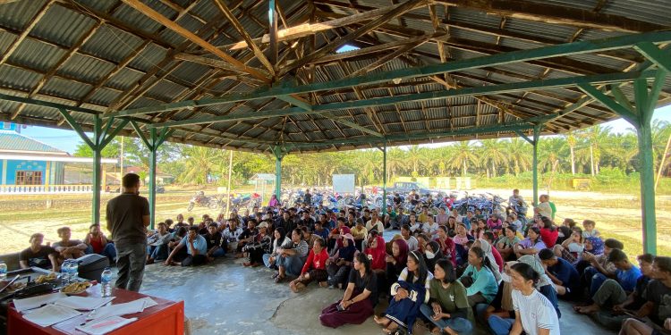 PT Macan Sejahtera Cahaya Gelar Sosialisasi PKWT Perawatan Perkebunan di PT Inti Indosawit Subur