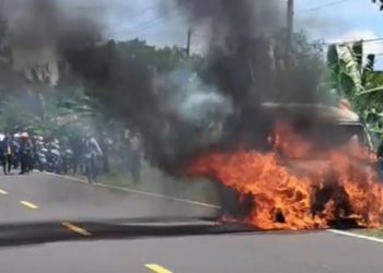 Mobil Pengangkut Uang BNI Terbakar, Rp 4 Miliar Ludes Dilalap Api