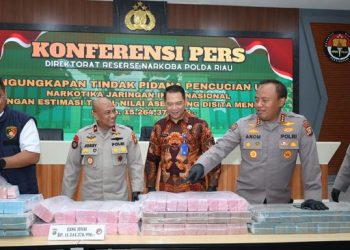 Polda Riau Tangkap Abeng, Bandar Narkoba Residivis dengan Aset Miliaran Rupiah