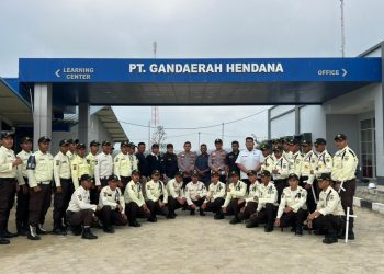Ikut Perlombaan HUT Satpam ke-45, Tim Keamanan PT Macan Sejahtera Cahaya di PT Gandaerah Hendana Tunjukkan Aksi Memukau