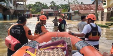 Dompet Dhuafa Waspada Perkuat Respon Banjir di Tanjungpura
