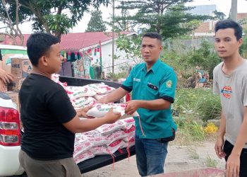 Kolaborasi PT Macan Sejahtera Cahaya dan Bimantara Poldasu Salurkan Bantuan Korban Banjir di Medan