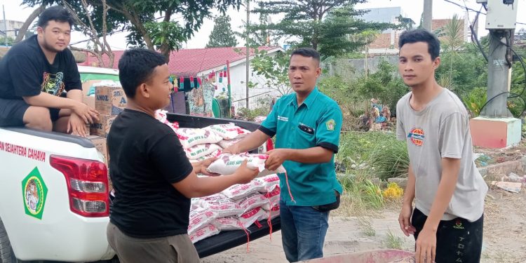 Kolaborasi PT Macan Sejahtera Cahaya dan Bimantara Poldasu Salurkan Bantuan Korban Banjir di Medan