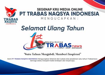 Rayakan Ulang Tahun Pertama, Pimpinan Umum Trabasnews Sampaikan Harapan Besar
