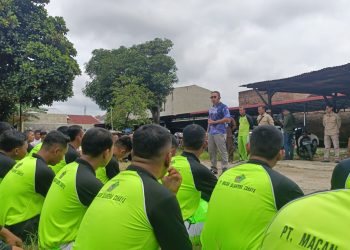 Perkuat Kesiapsiagaan, PT Macan Sejahtera Cahaya Gelar Apel Gabungan Pengamanan Natal dan Tahun Baru 2026