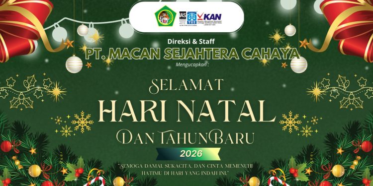 PT Macan Sejahtera Cahaya Ucapkan Selamat Natal dan Tahun Baru 2026