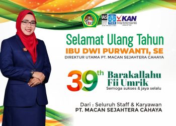 Dirut PT Macan Sejahtera Cahaya Dwi Purwanti Rayakan Ulang Tahun, Direksi dan Karyawan Sampaikan Doa