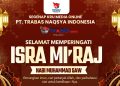 Trabasnews.com Sampaikan Ucapan Selamat Isra Miraj Nabi Muhammad SAW
