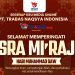 Trabasnews.com Sampaikan Ucapan Selamat Isra Miraj Nabi Muhammad SAW