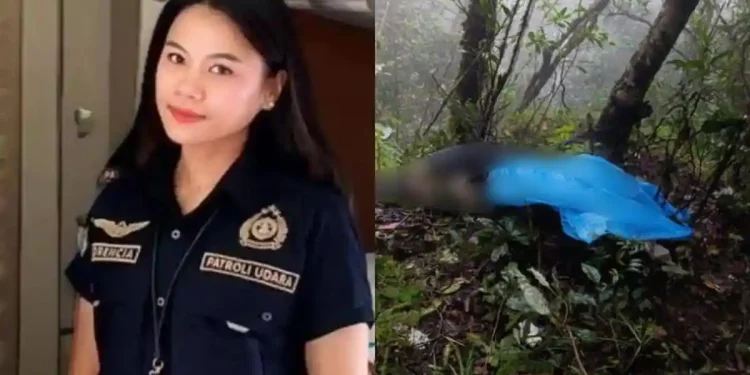 Jenazah Florencia Pramugari Pesawat ATR 42-500 Ditemukan Tersangkut di Pohon Lereng Gunung Bulusaraung